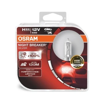 OSRAM Zarovka, dalkovy svetlomet NIGHT BREAKER® SILVER  (64211NBS-HCB)