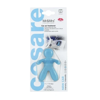 Osvěžovač Mr&Mrs Fragrance CESARE New Car Tyrkysový amJCESBS24
