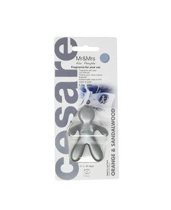 Osvěžovač Mr&Mrs Fragrance CESARE Orange & Sandalwood Stříbrný amJCESBS19