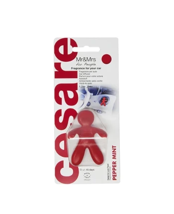 Osvěžovač Mr&Mrs Fragrance CESARE Pepper Mint Červený amJCESBS06