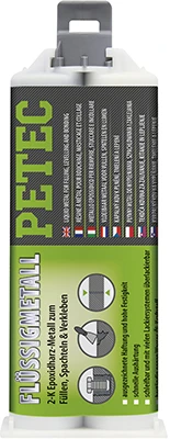 PETEC Univerzální lepidlo LIQUID METAL FOR FILLING, LEVELLING AND BONDING  (97355)