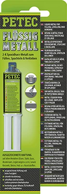PETEC Univerzální lepidlo LIQUID METAL FOR FILLING, LEVELLING AND BONDING  (97425)