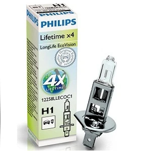 PHILIPS Zarovka, dalkovy svetlomet LongLife EcoVision  (12258LLECOC1)