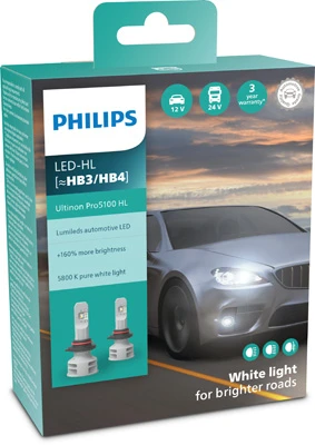 PHILIPS Zarovka, dalkovy svetlomet Ultinon Pro5100 LED-HL  (11005U51X2)