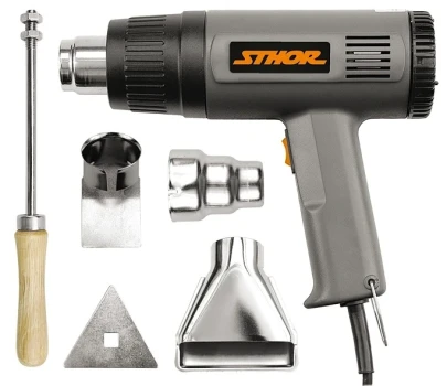 Pistole opalovací 230V 1000/1500W 375/495°C + příslušenství TO-79328