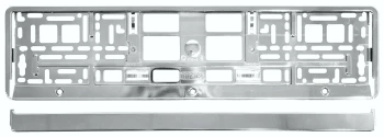Podložka pod SPZ CHROM metallic 91560