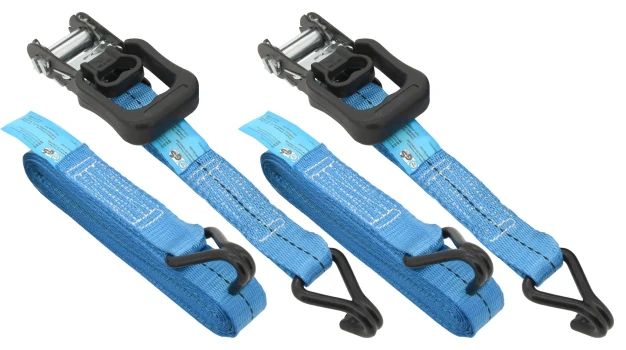 Popruh s ráčnou a háky 2ks 500daN 38mm x 5m TÜV 02240