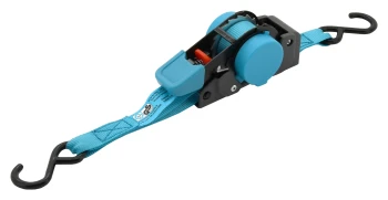 Popruh s ráčnou a háky samonavíjecí 100daN 2m TÜV BLUE WAY 02260