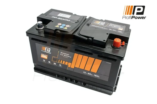 ProfiPower startovací baterie 80Ah  (PP-800 AGM)