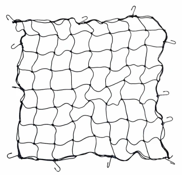 Pružná upevňovací síť 100x100cm 02225