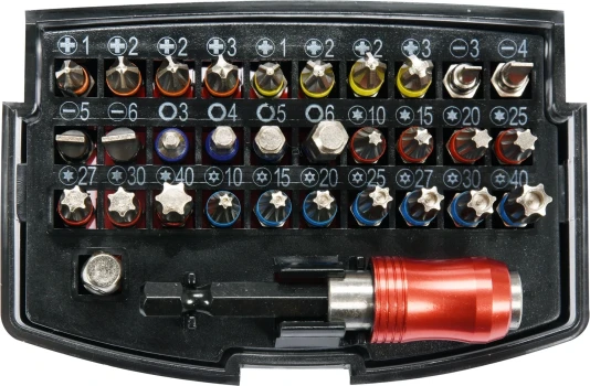 Sada bitů s adaptérem 1/4" 32ks YT-04622