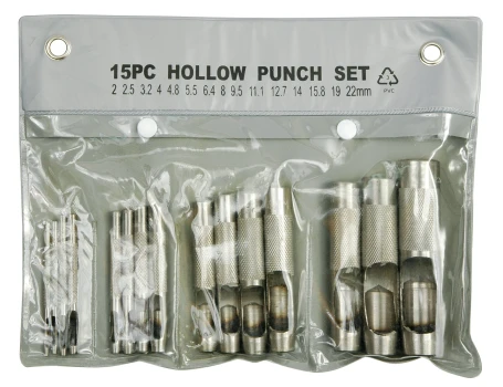 Sada průbojníků na kůži 15 ks TO-76700