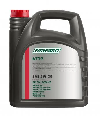 SCT - MANNOL Motorový olej Fanfaro 6719 SAE 5W-30 5 l  (FF6719-5)