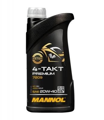 SCT - MANNOL Motorový olej Mannol 7209 4-TAKT Premium 20W-40 1 l  (MN7209-1)