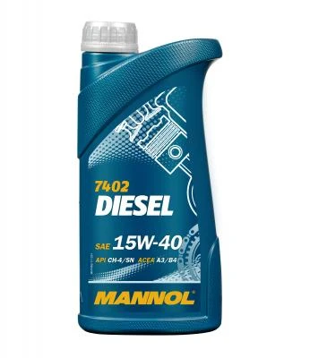 SCT - MANNOL Motorový olej Mannol Diesel 15W-40 1 l  (MN7402-1)