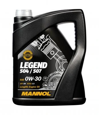 SCT - MANNOL Motorový olej Mannol Legend 504/507 0W-30 5 l  (MN7730-5)