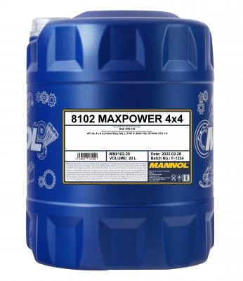 SCT - MANNOL Olej do převodovky Mannol Maxpower 75W-140 GL-5 LS  (MN8102-20)