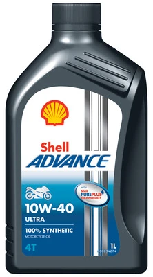 SHELL Motorový olej Advance 4T Ultra 10W-40 (SN/MA2) 1 l  (550053785)
