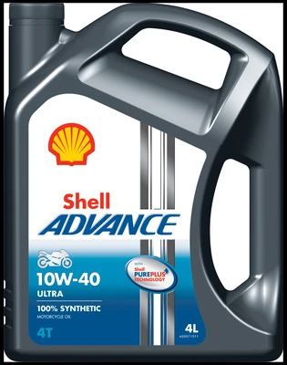 SHELL Motorový olej Advance 4T Ultra 10W-40 (SN/MA2) 4 l  (550053586)