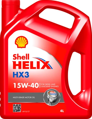 SHELL Motorový olej Helix HX3 15W-40 4 l  (550039926)