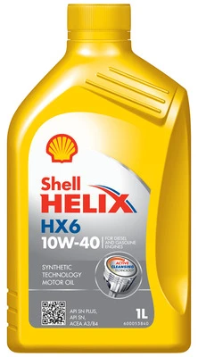 SHELL Motorový olej Helix HX6 10W-40 1 l  (550053775)