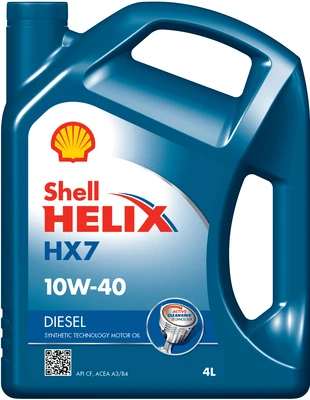 SHELL Motorový olej Helix HX7 Diesel 10W-40 4 l  (550046310)
