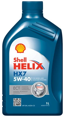 SHELL Motorový olej Helix HX7 ECT 5W-40 1 l  (550046586)