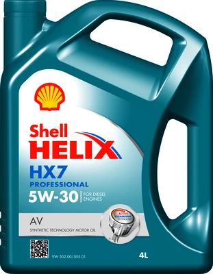SHELL Motorový olej Helix HX7 Professional AV 5W-30 4 l  (550046649)