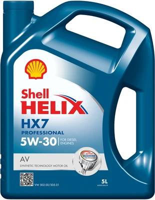 SHELL Motorový olej Helix HX7 Professional AV 5W-30 5 l  (550046292)