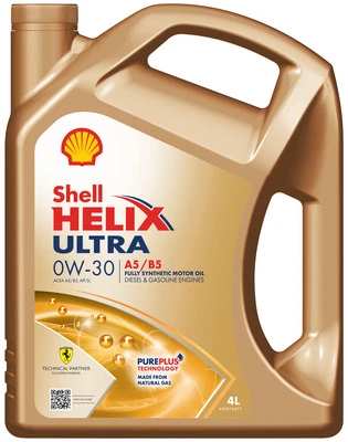 SHELL Motorový olej Helix Ultra A5/B5 0W-30 4 l  (550046685)