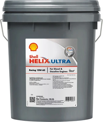 SHELL Motorový olej Helix Ultra Racing 10W-60 20 l  (550040202)