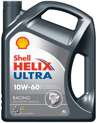 SHELL Motorový olej Helix Ultra Racing 10W-60 4 l  (550046672)