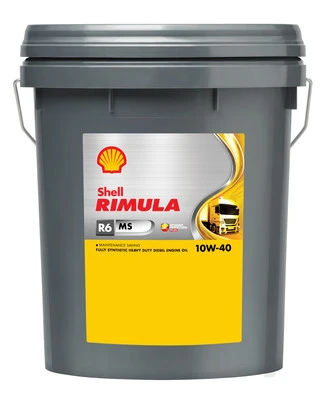 SHELL Motorový olej Rimula R6 MS 10W-40 20 l  (550036000)