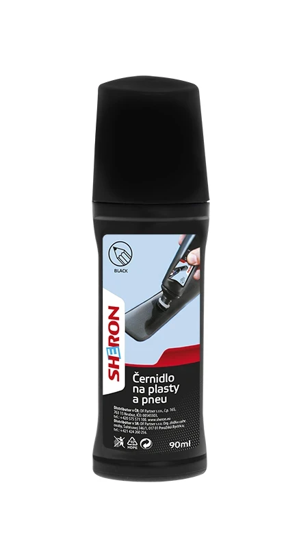 SHERON Černidlo na plasty a pneu 90 ml 1720313