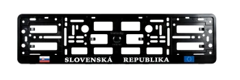 SHERON Podložka pod RZ SK+EU černá /SK 6000102