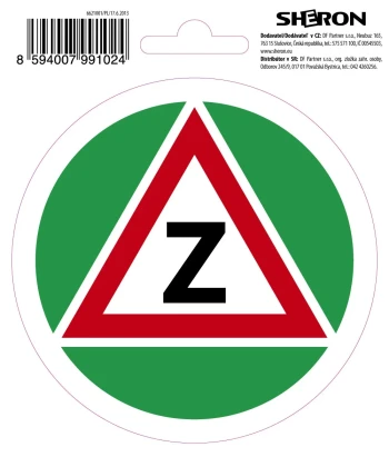 SHERON Samolepka - Začátečník 6621001