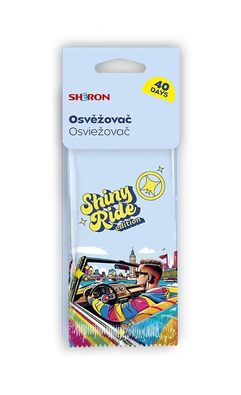 SHERON Shiny Ride Osvěžovač Man/tray 4113410
