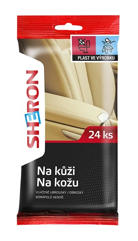 SHERON Ubrousky na kůži 24 ks 1720014