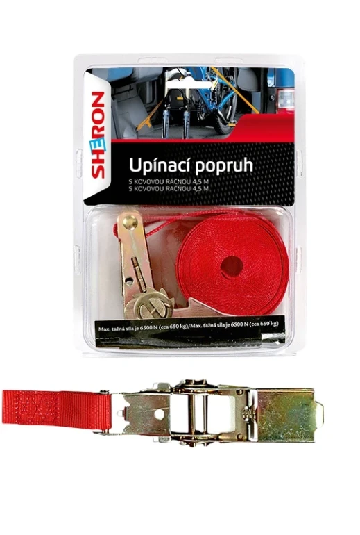 SHERON Upínací popruh s ráčnou 4,5 m 6000170