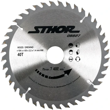 STHOR kotouč na dřevo 184 x 30 mm 40z | 08827