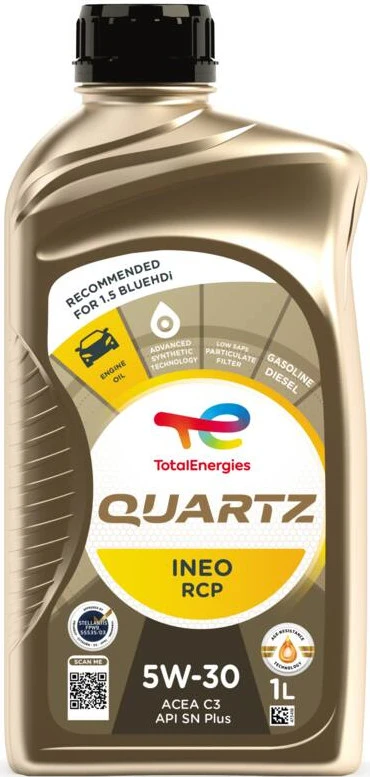 TOTAL DVSE Motorový olej TotalEnergies QUARTZ INEO RCP 5W-30 1 l  (231130)