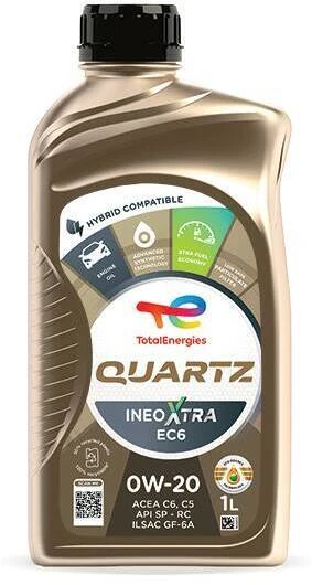 TOTAL DVSE Motorový olej TotalEnergies QUARTZ INEO XTRA EC6 0W-20 1 l  (228343)