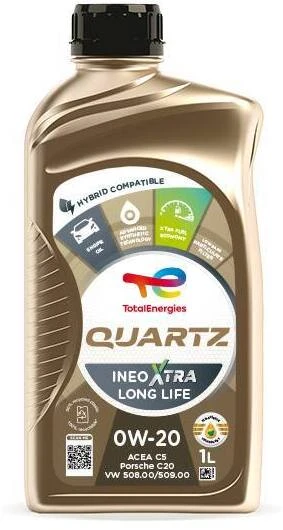 TOTAL DVSE Motorový olej TotalEnergies QUARTZ INEO XTRA LONG LIFE 0W-20 1 l  (226005)