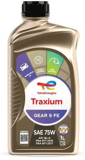 TOTAL DVSE Olej do převodovky TotalEnergies TRAXIUM GEAR 9 FE SAE 75W  (214244)