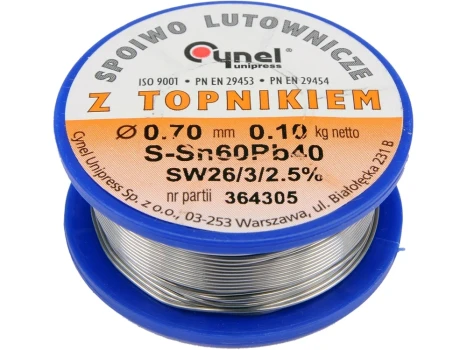 TOYA pájka Sn60Pb40 0,7 mm / 100 g | 76806