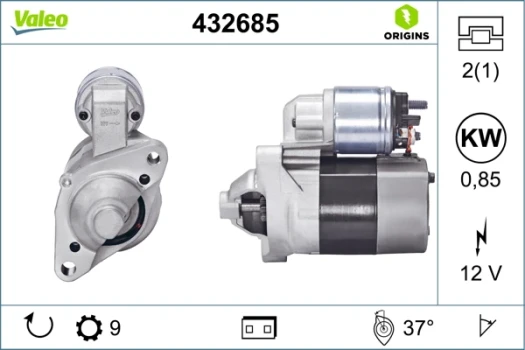 VALEO Startér VALEO ORIGINS NEW OE TECHNOLOGY  (432685)