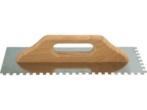 Vorel nerezová omítka stěrka 480 x 128 mm, zuby 8 x 8 mm | 06670