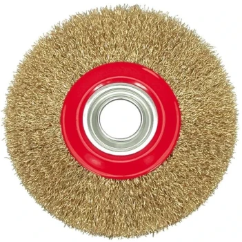 Kartáč drátěný boční 125 mm pomosazený drát TO-06978