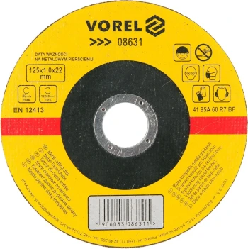 Kotouč řezný na kov 125 x 22 x 1,0 mm TO-08631