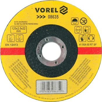 Kotouč řezný na kov 125 x 22 x 2,5 mm TO-08635